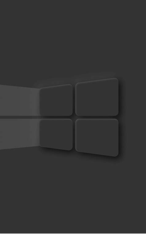 1200x1920 Windows 10 Dark Mode Logo 1200x1920 Resolution Wallpaper Hd