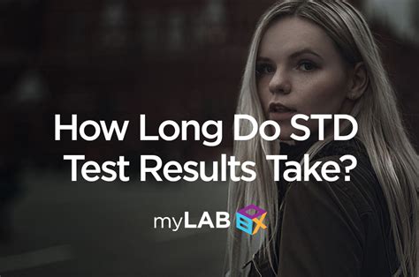 how long do std test results take at home std test std testing mylab box