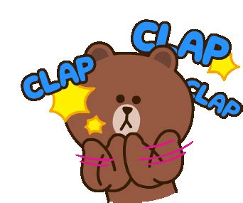 Clapping Clap Clap Sticker Clapping Clap Clap Brown Discover