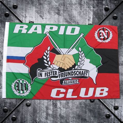 Fahne ‘freundschaft Club Rapid Der Nuernberg Shop