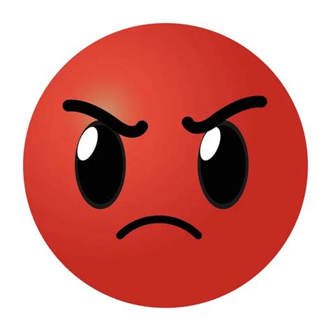 red angry face gesture emoji expression stock image everypixel