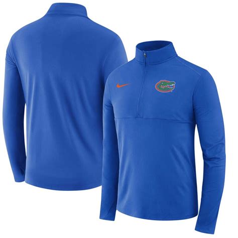 Nike Florida Gators Royal Performance Quarter Zip Pullover Jacket