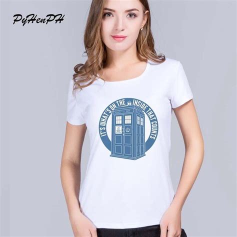 Hot Doctor Who T Shirt Women Summer Short Sleeve Casual Clothing For Female Harajuku Dr Who