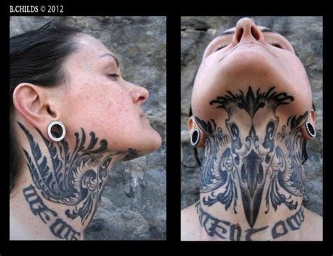 Chin Tattoo Ideas Photos