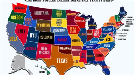 It makes sense that these schools attract the most students because they provide incentives for students who live in the state to attend. What is the Most Popular College Basketball Team in Each ...
