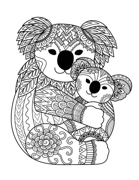 Panda Coloring Pages For Adults 1 Printable Coloring Page