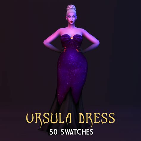 Ursula Dress The Sims 4 Create A Sim Curseforge