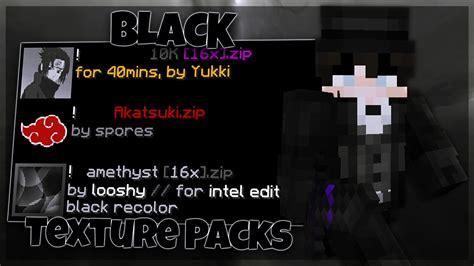 The Best Black Texture Packs For Bedwars 189 Pvp Youtube