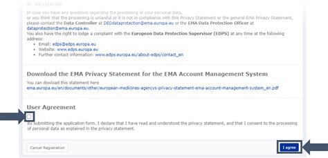 Create a New EMA Account · EMA Account Management