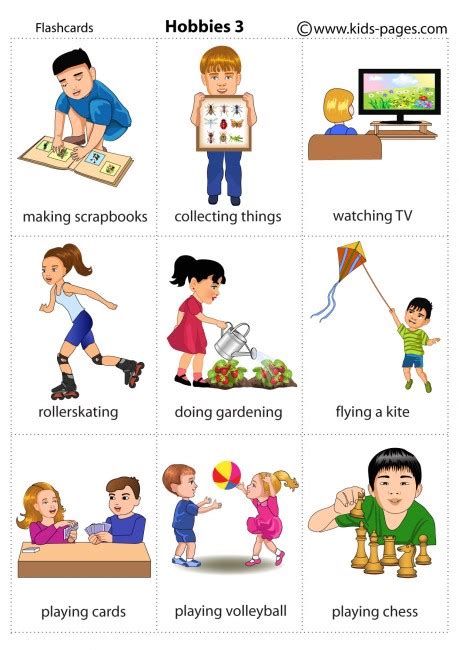 Hobbies3 Flashcard