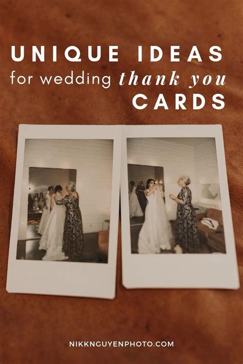 Unique Ideas For Wedding Thank You Cards Nikkolas Nguyen Wedding