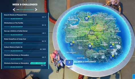 Fortnite Chapter 2 Season 3 Week 9 Challenges Available Now Fortnite