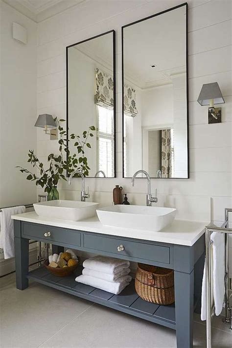 13 Modern Minimalist Beautiful Farmhouse Bathroom Decor