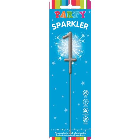 Artwrap Number 1 Sparkler Big W