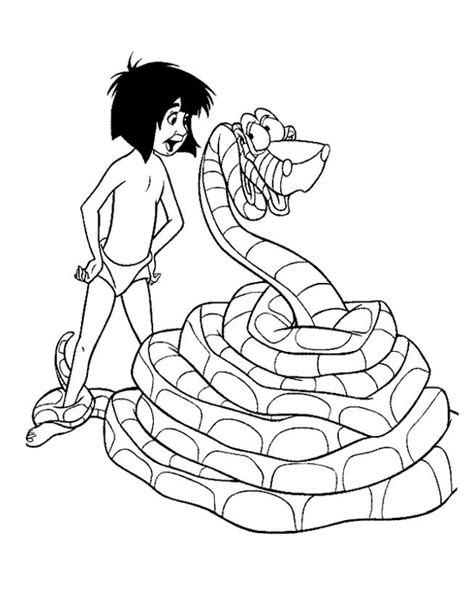 Vorlage buchstabe j wie jagdhorn. Jungle Book Mowgli And Kaa Coloring Pages | Coloriage ...