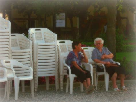 White chairs at wooden table with plant in bright dining room interior with window. White Plastic Chairs Are Taking Over the World - VICE