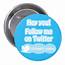 Follow Me On Twitter Items Buttons  Zazzle
