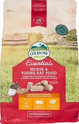 However, this does take planning. OXBOW Essentials Mouse & Young Rat Food, 2.5-lb bag ...