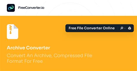 Free Archive Converter Convert Rar To Zip Online Freeconverter