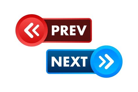 Prev Next Label Next And Previous Button Web Buttons 2222206