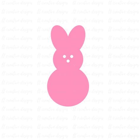 Peep SVG Easter SVG Easter Bunny SVG Svg File Siilhouette