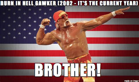 Burn In Hell Gawker Hulk Hogan Image Macro Hulk Hogan S Sex Tape Scandal Know Your Meme