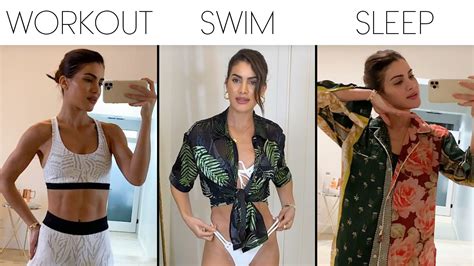 Watch Camila Coelhos Style Routine From Bikinis To Pajamas Teen Vogue