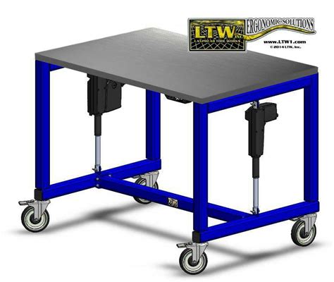 But they have been outflanked by the new height adjustable tables and ergonomic desks of the 'sit to stand' genre. E2 Table - Height Adjustable Industrial Table - LTW ...