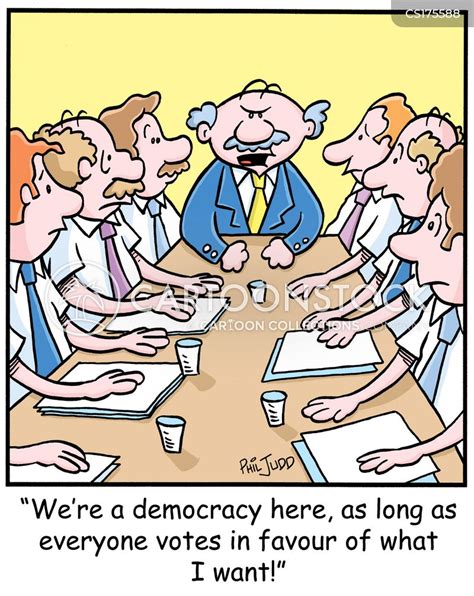 In the year 705b.c, cleisthenes, the athenian leader, introduced a system he democracy. Peers Cartoons and Comics - funny pictures from CartoonStock