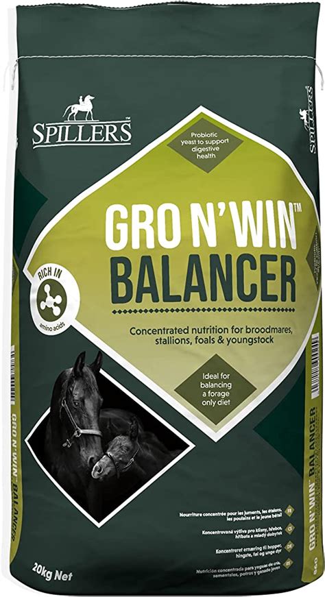 Spillers Gro N Win Balancer Horse Feed 20kg Provides Balanced Diet