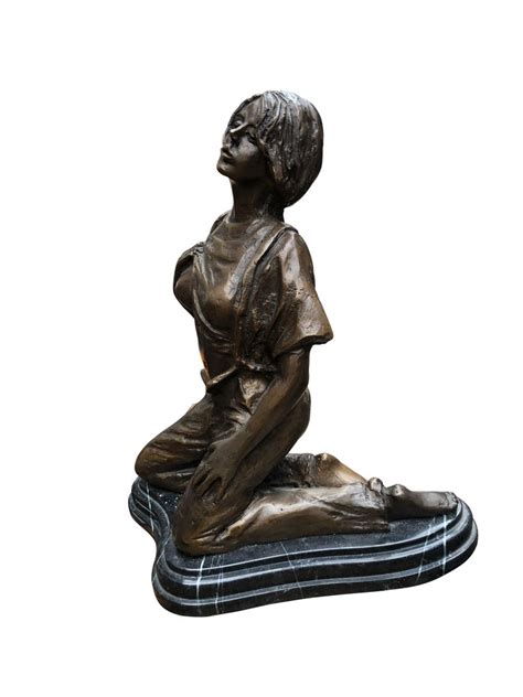 Bronze Erotic Female Figurine Statue Sexy Lady 20th Century At 1stdibs