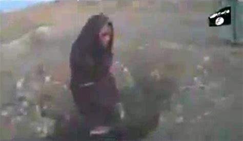 Isis Releases First Video Showing The Stoning Of Woman Accused Of Committing Adultery As Her