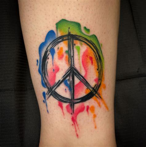 37 Tranquil Ink Exploring The World Of Peace Sign Tattoos Psycho Tats