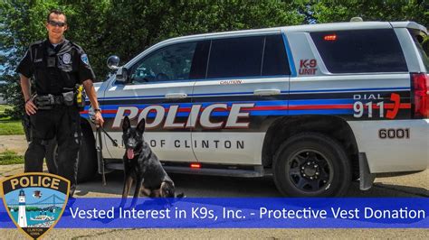 Clinton K9 Officer To Receive Body Armor Donation
