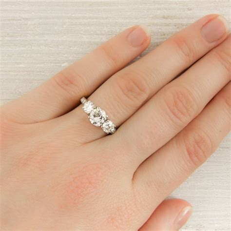 50 Awesome Forever Diamond Engagement Ring Ideas Three Stone