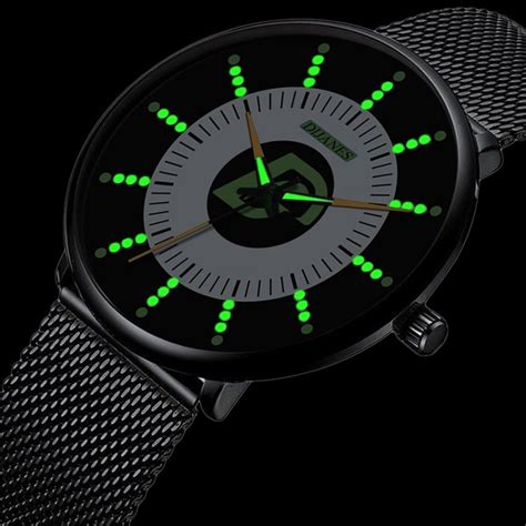 Glow In The Dark Watches Fashion Men Classic Business Black Casual