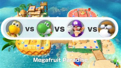 Super Mario Party Mario Party Mode 11 Megafruit Paradise Master