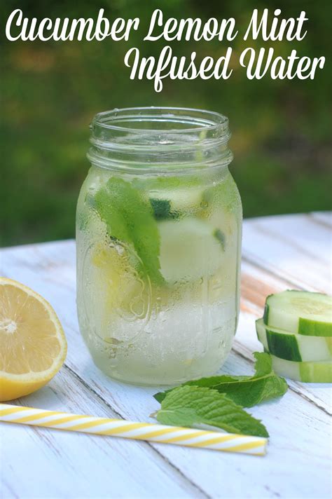 Cucumber Lemon Mint Water Recipe Not Quite Susie Homemaker