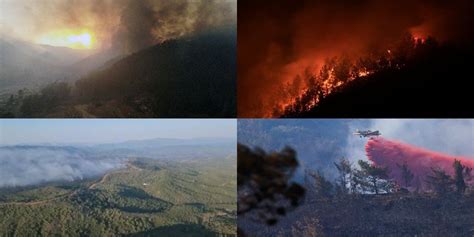 Marmaris te orman yangınında üçüncü gün Türkiye iyi haber beklerken