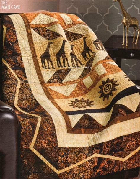 By Way Of Africa Quilt Pattern Piecedapplique Bg Quilts Lap Quilt