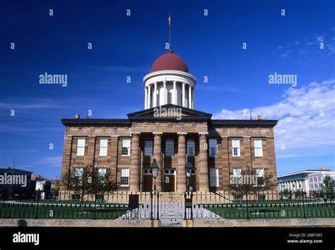 Old State Capitol Springfield Illinois Stock Photo Alamy