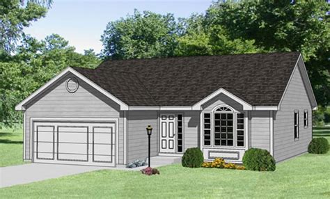Traditional Style House Plan 3 Beds 2 Baths 1100 Sq Ft Plan 116 147