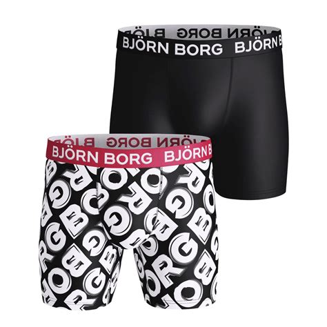 Våra underkläder män används i alla åldrar. 2-Pack Björn Borg Performance Fast Name Shorts - Boxer ...
