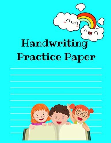 Handwriting Practice Paper Handwriting Workbook For Pre K Notebook