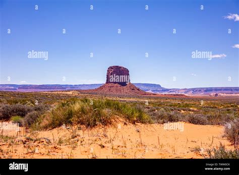 Monument Valley Navajo Tribal Park In The Arizona Utah Border United
