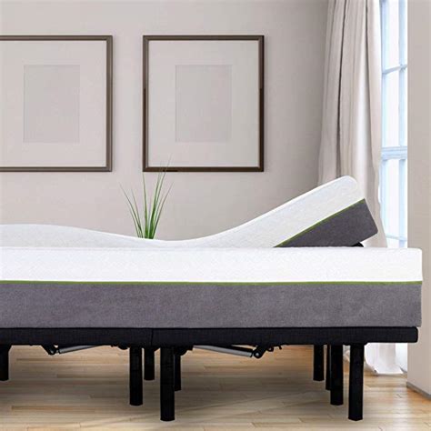 Blissful Nights Adjustable Bed Frame And 12 Inch Split King Copper