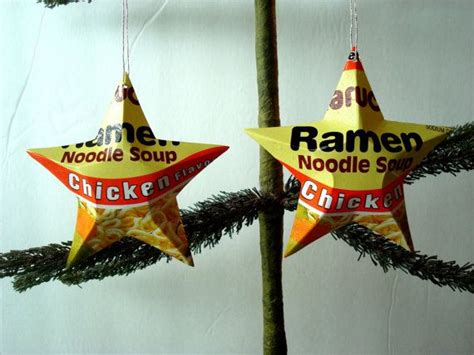 These easy recipes will bring your ramen noodles to the next level. Handmade Chicken Ramen Noodle Aluminum Stars Christmas ...