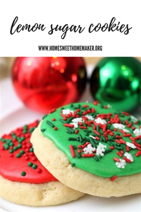 Lemon shield appears at given intervals. Lemon Christmas Sugar Cookies | Super cookies, Lemon sugar cookies, Sugar cookies recipe