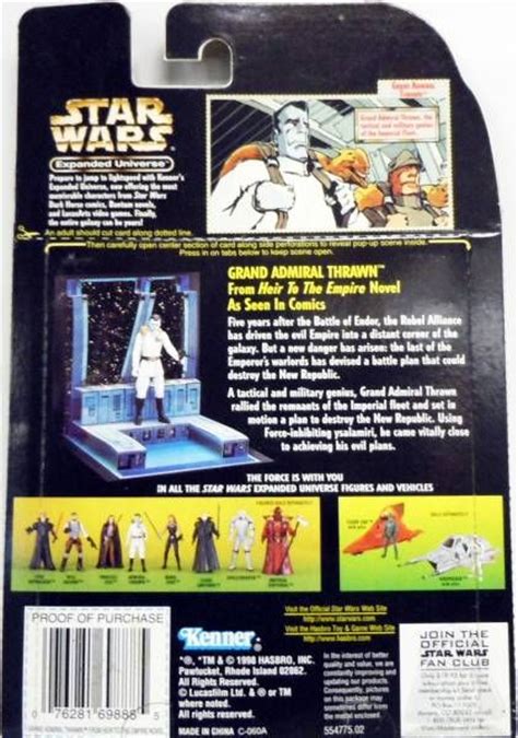 Star Wars Expanded Universe Kenner Grand Admiral Thrawn Heir Of