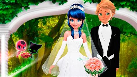 Miraculous Ladybug Wedding Marinette And Adrien Speededit Marinette
